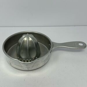 Vintage Kwicky Metal Juicer with Seed Strainer Quam Nichols Co. Chicago ILL USA